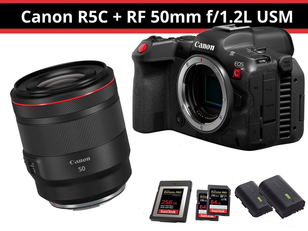 Canon r5c + 50mm f1.2