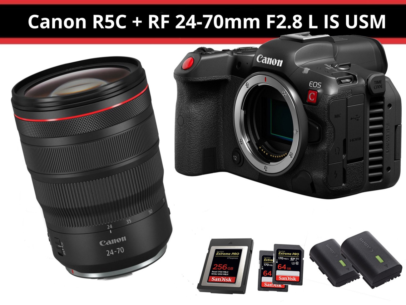 Canon r5c + rf 24-70mm f2.8