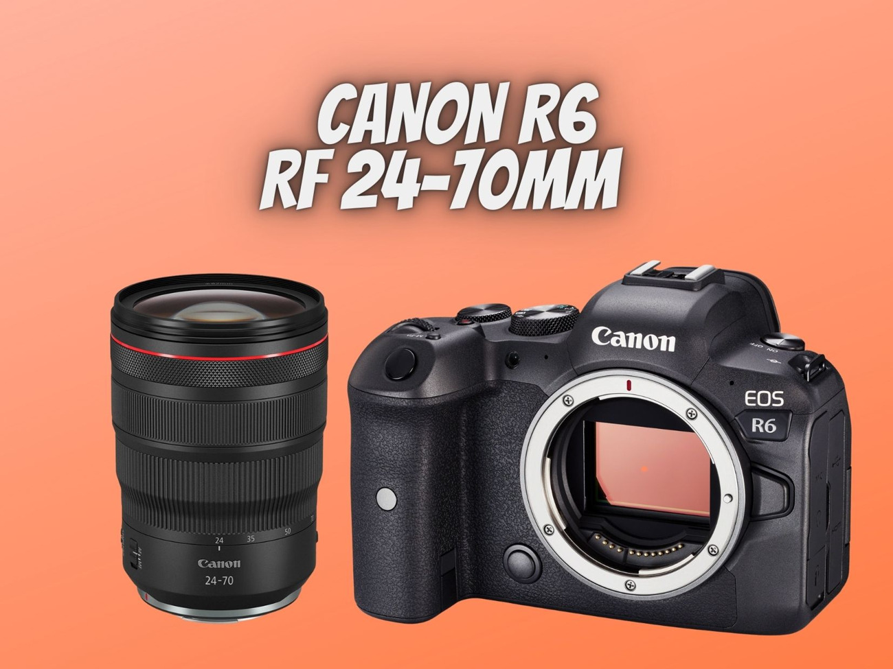 Canon r6  mark ii + canon rf 24-70mm 2.8 24-70 mm lens