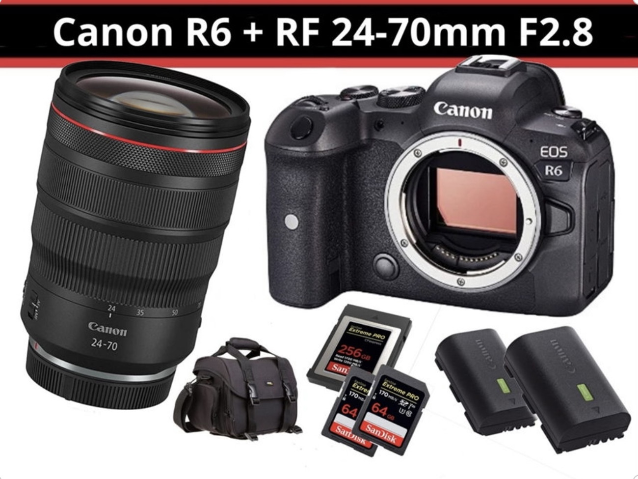 Canon r6 + rf 24-70mm f2.8