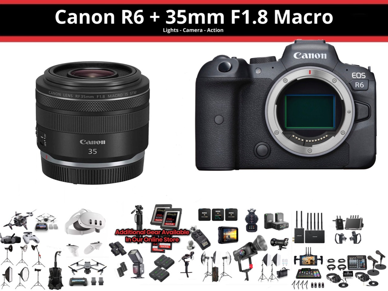 Canon r6 + rf 35mm f1.8 macro