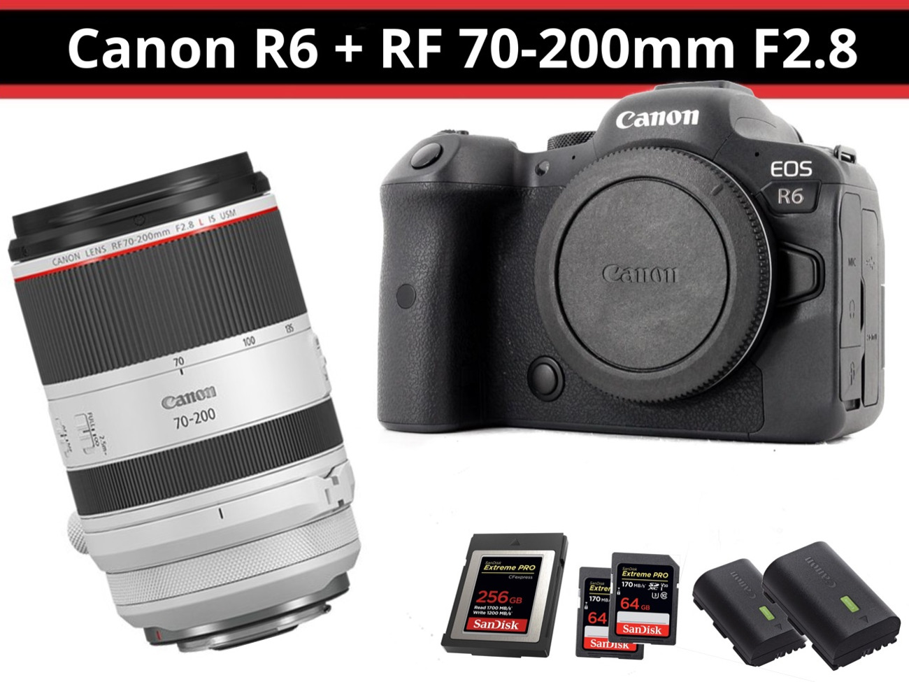 Canon r6 + rf 70-200mm f2.8