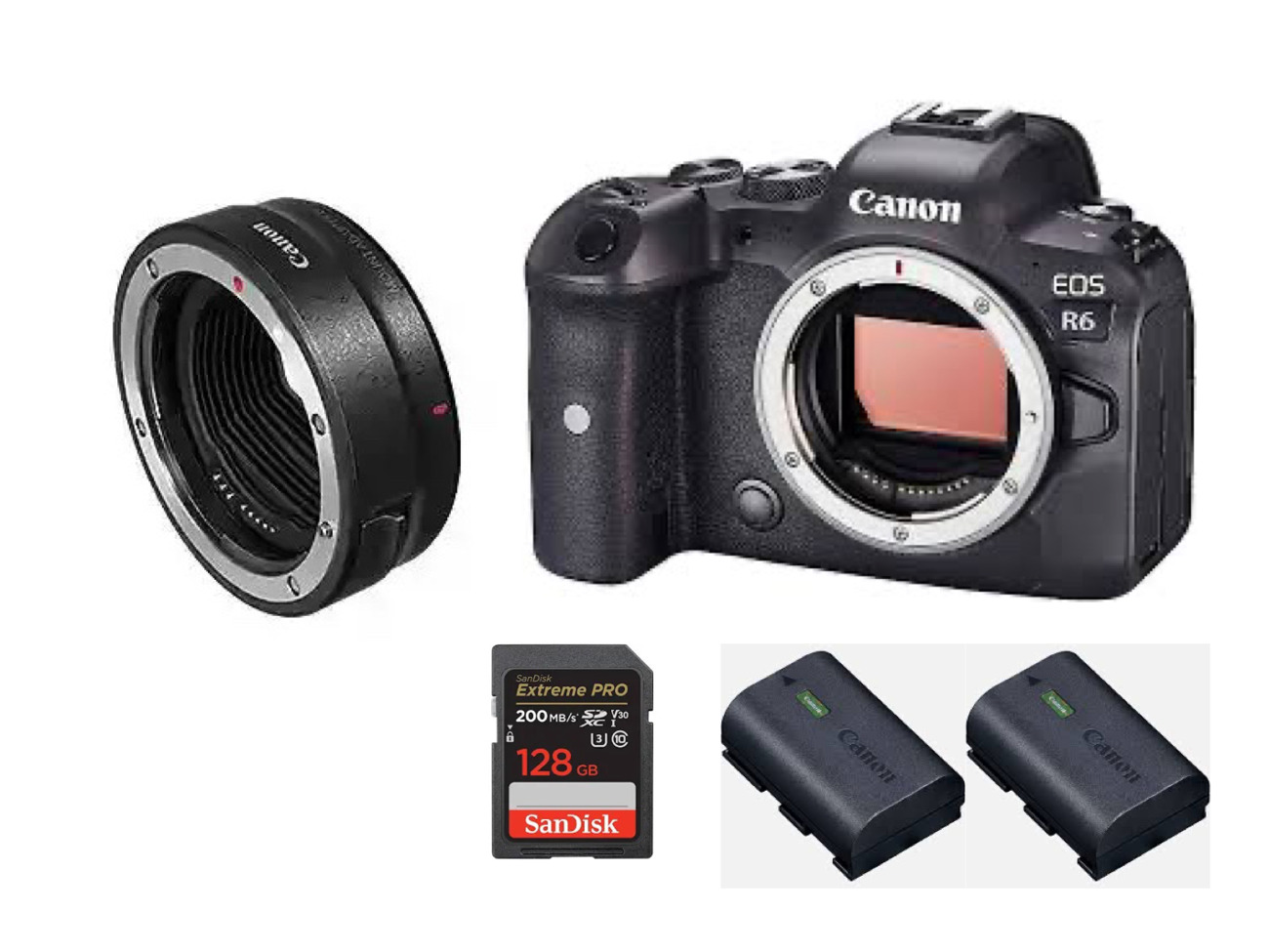 Canon r6 and ef-eosr adapter