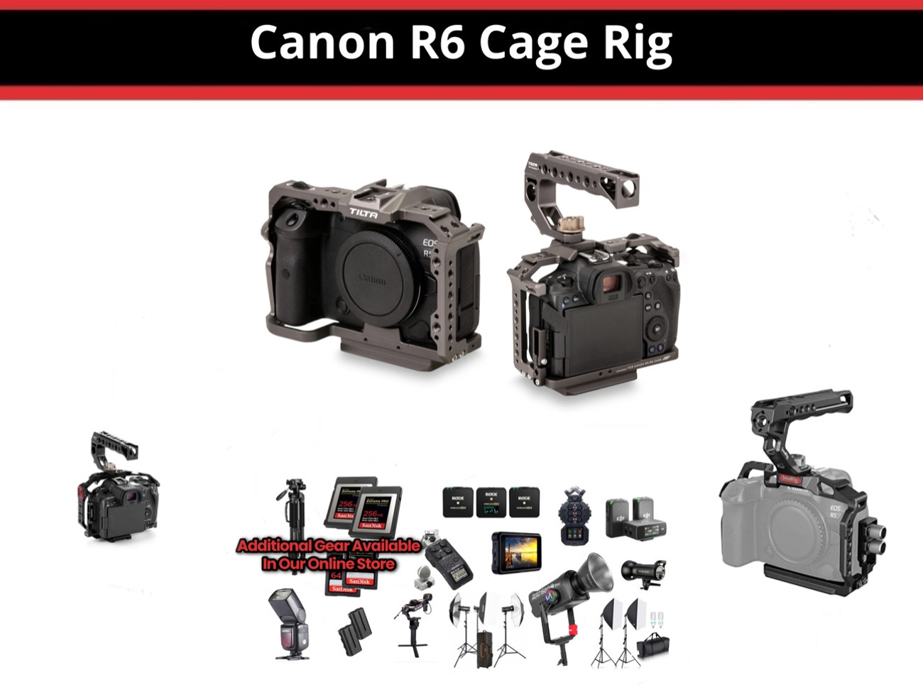 Rent Canon R6 Cage Rig from Mirrorless Rentals L, Little Thurrock ...
