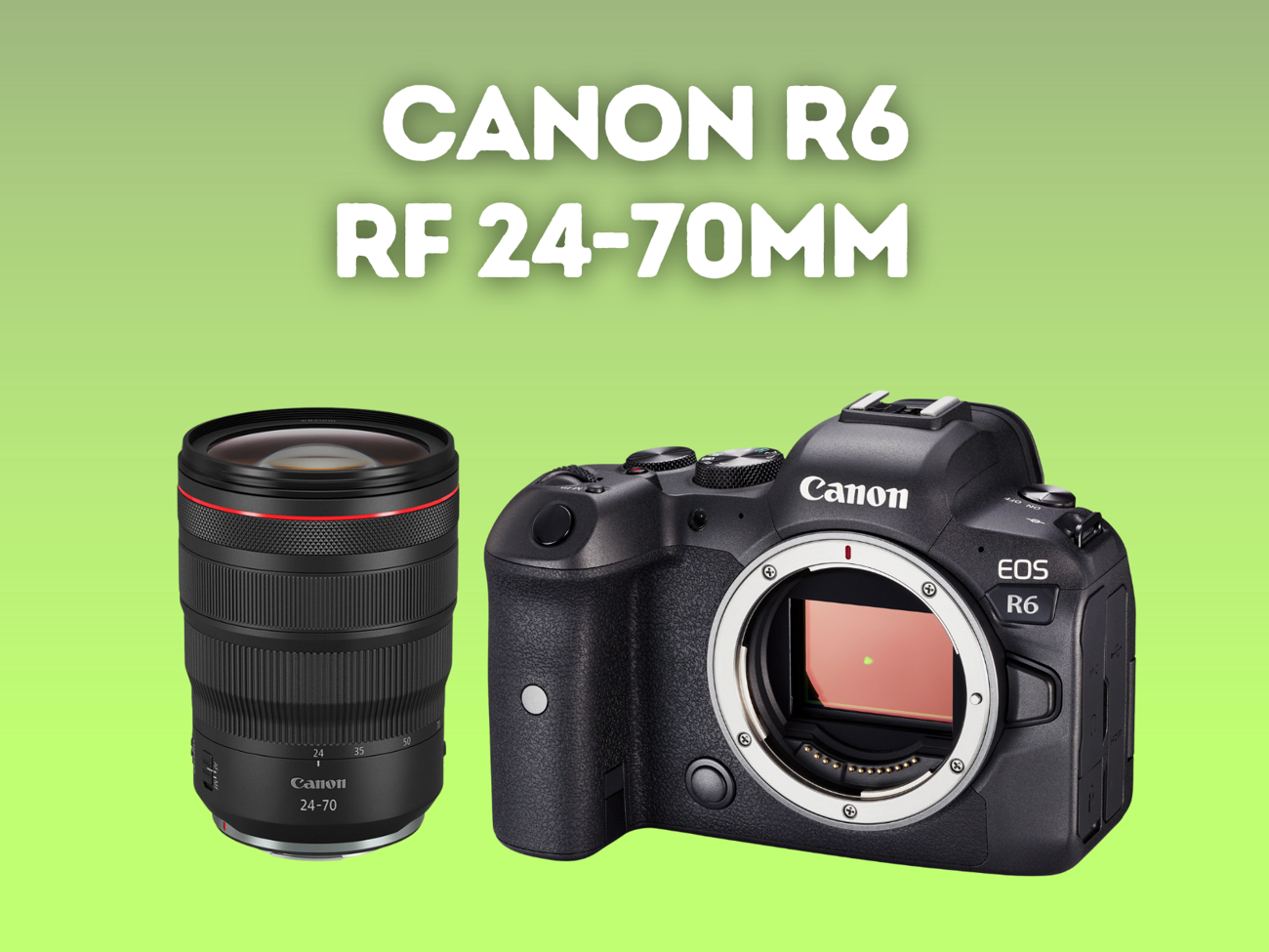 Canon r6 mark ii + canon rf 24-70mm 2.8 24-70 mm