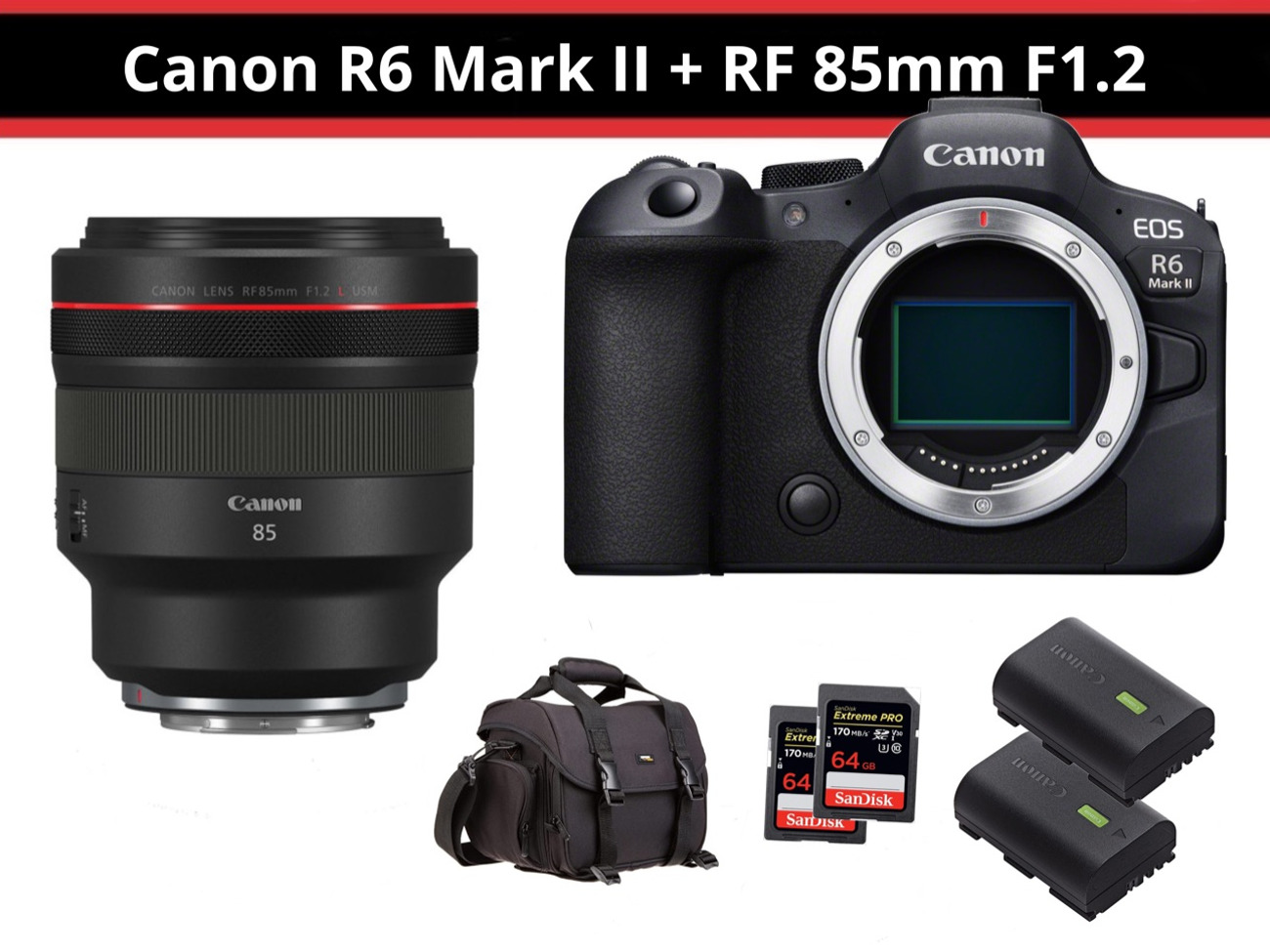 Canon r6 mark ii + rf 85mm f1.2