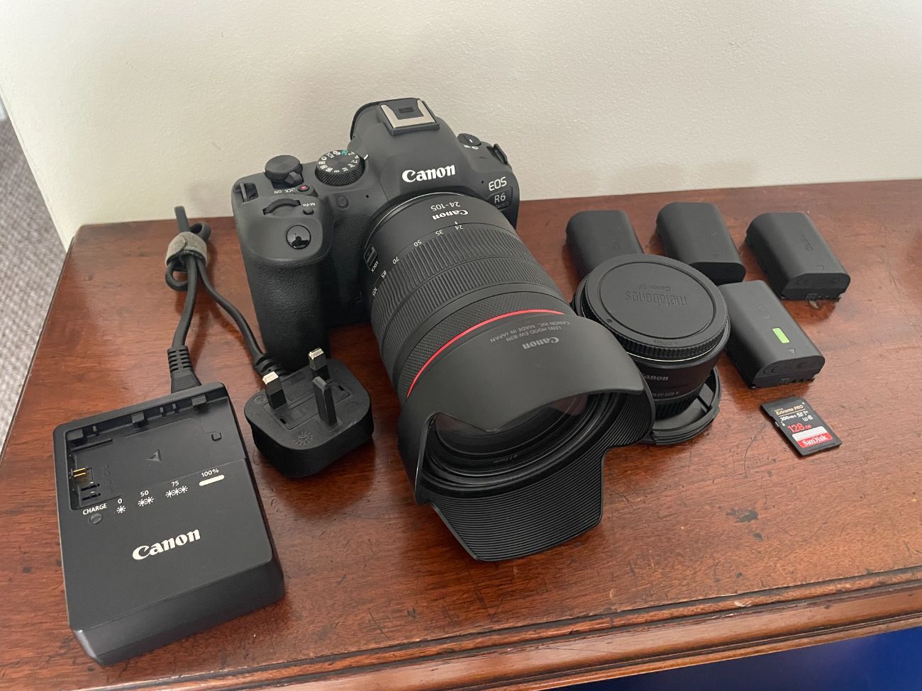 Canon r6 mark ii with canon 24-105 rf f4 lens