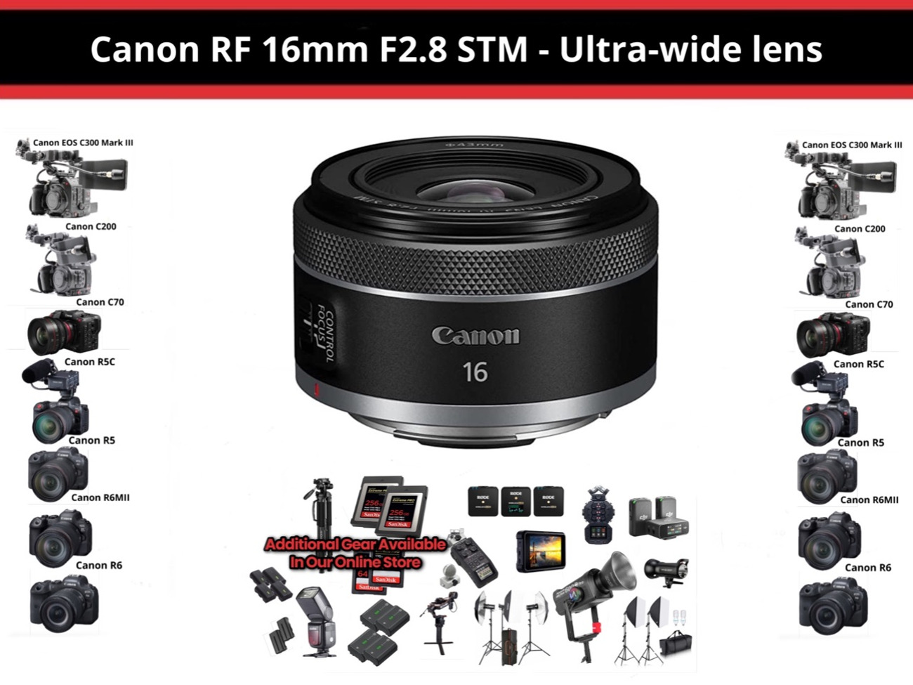 Canon rf 16mm f2.8