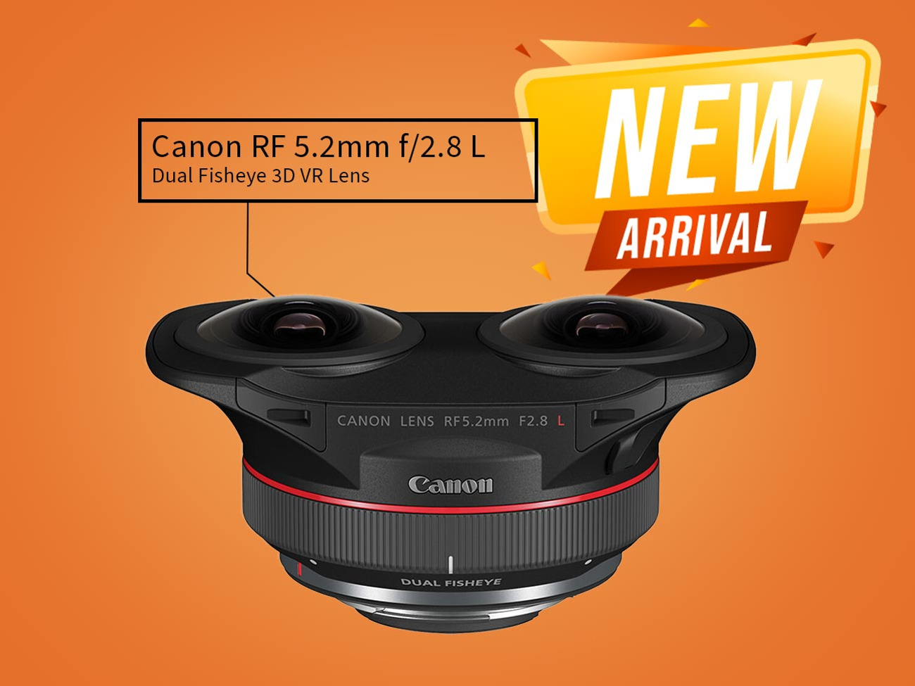 Canon rf 5.2mm f2.8 l dual fisheye lens 3d vr (2-day deal)