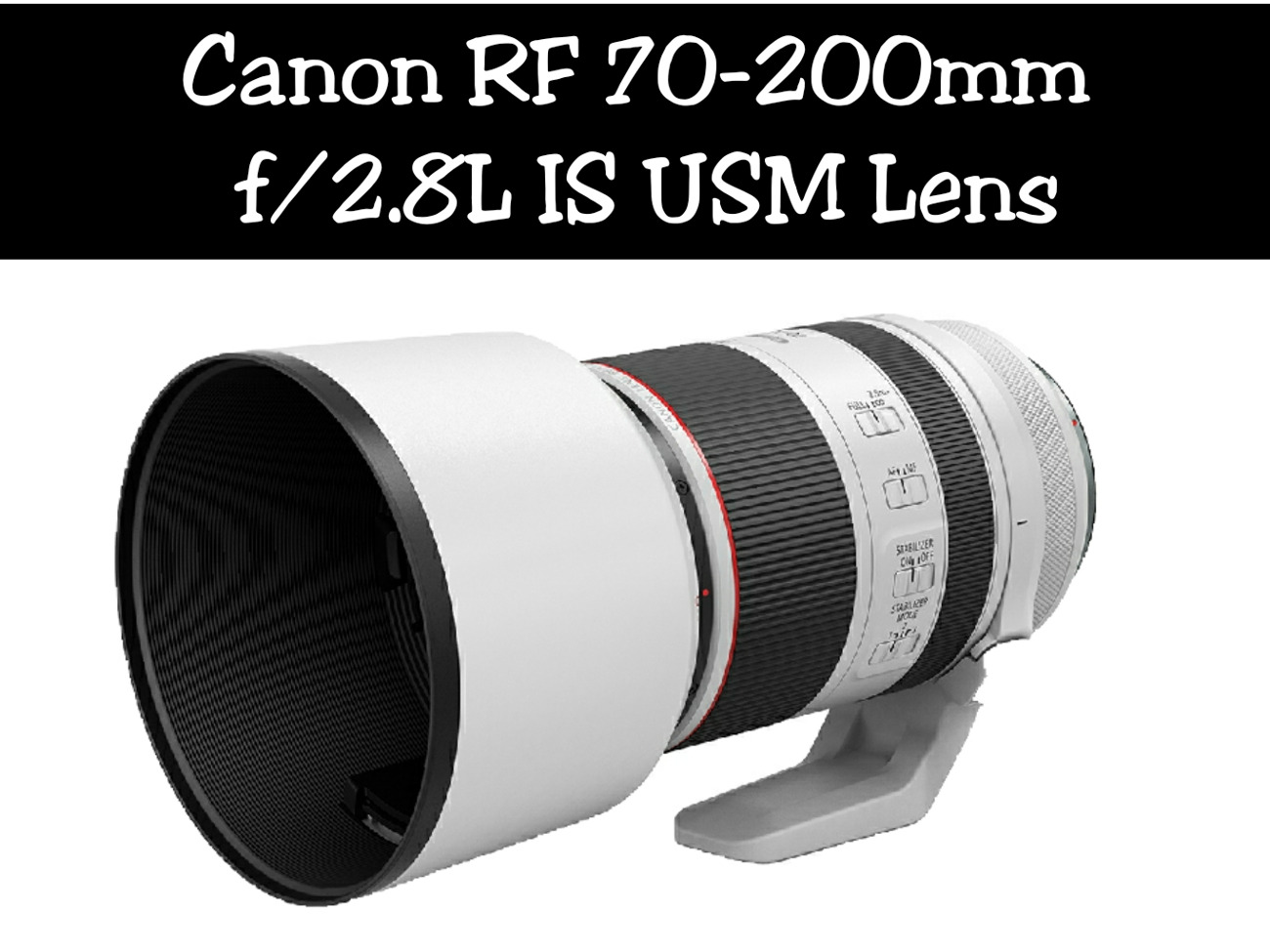 Canon rf 70-200mm  f/2.8l is usm lens | for eos r r3 r5 r6 r7 r10 c70 r5c