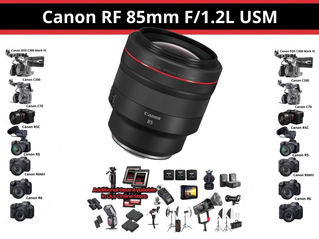 Canon rf 85mm f1.2l usm