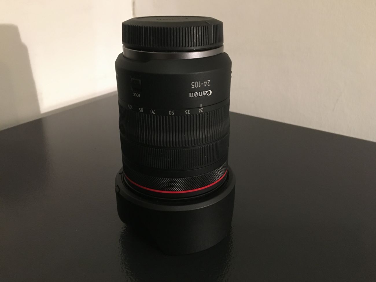 Canon rf 24-105 lens with variable nd filter