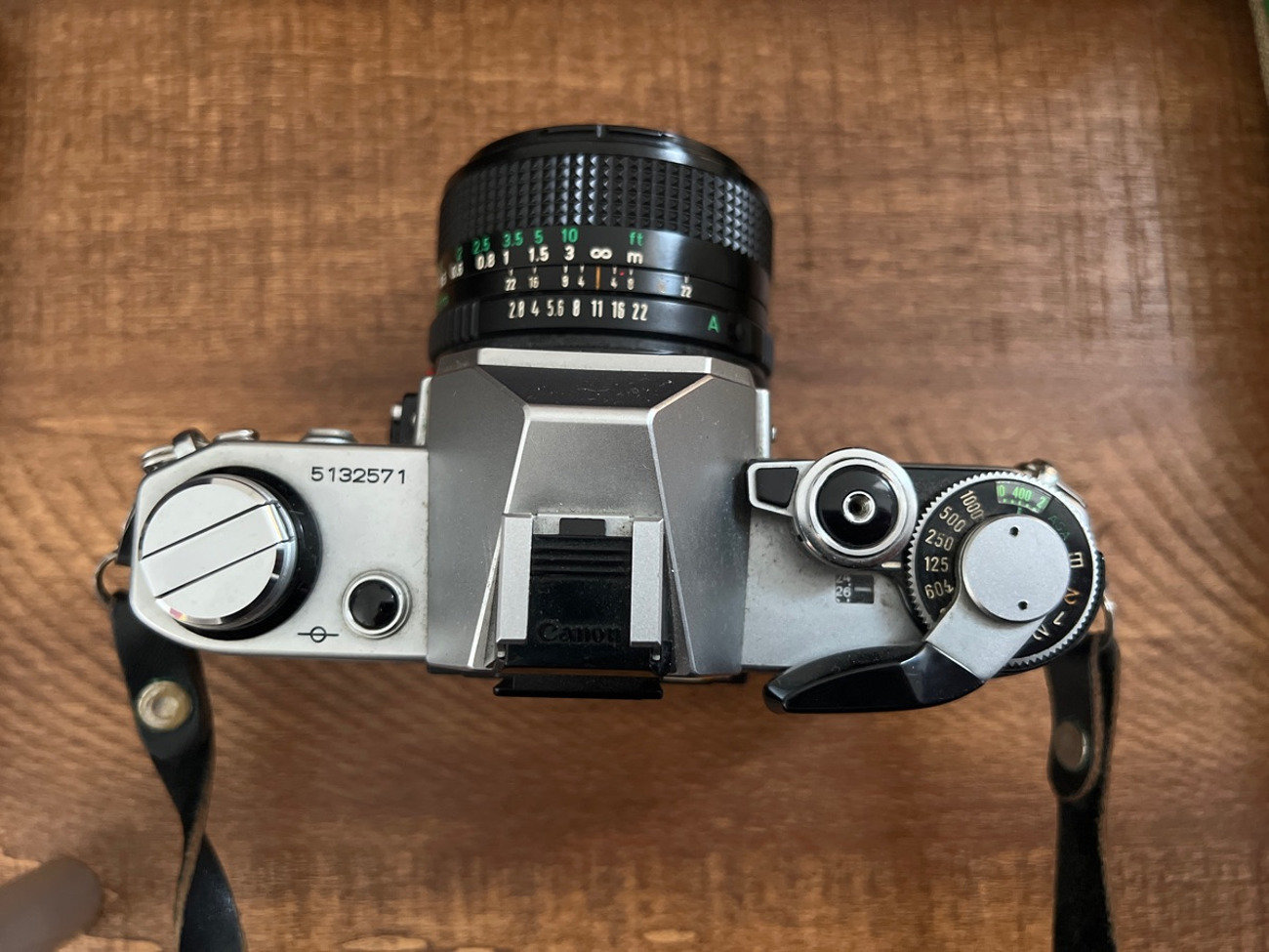 Canon slr film camera