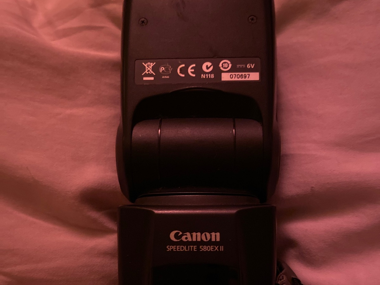 Canon speedlite 580ex ii flash 