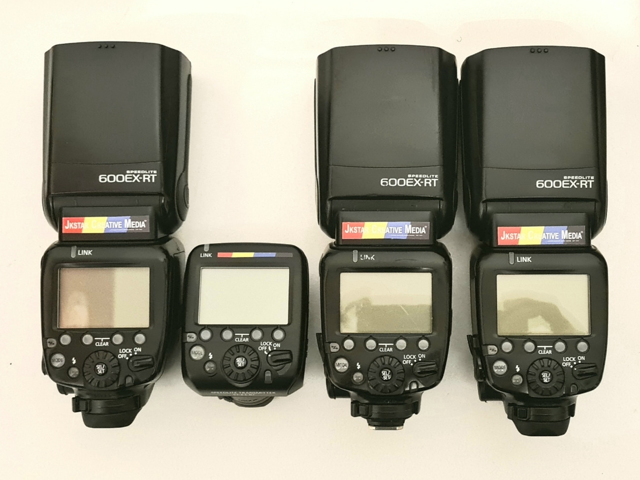 Canon speedlite flash 600ex-rt x3 & trigger