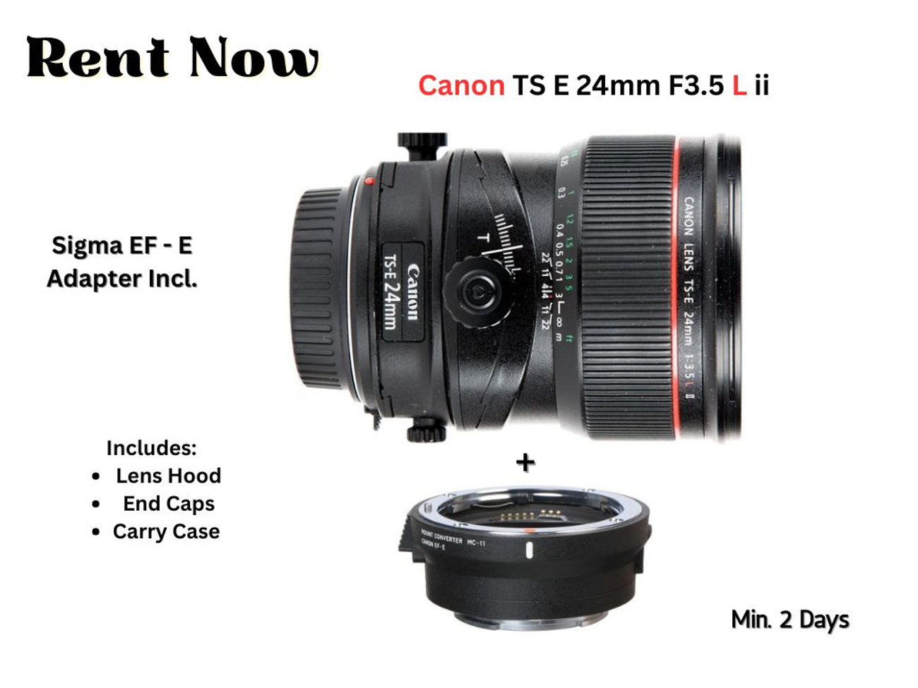 Canon ts e 24mm tilt shift lens