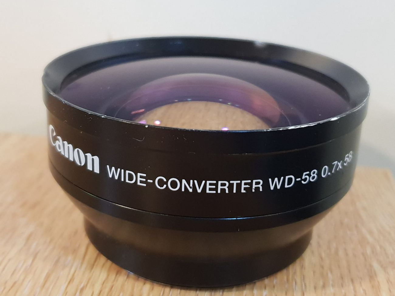 Canon wd-58 lens wide-converter 0.7x58