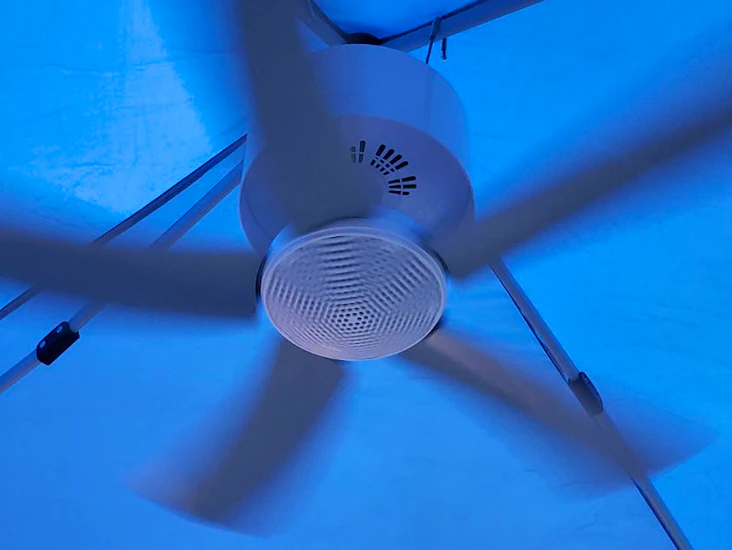 Canopy fan great for all outdoor events!