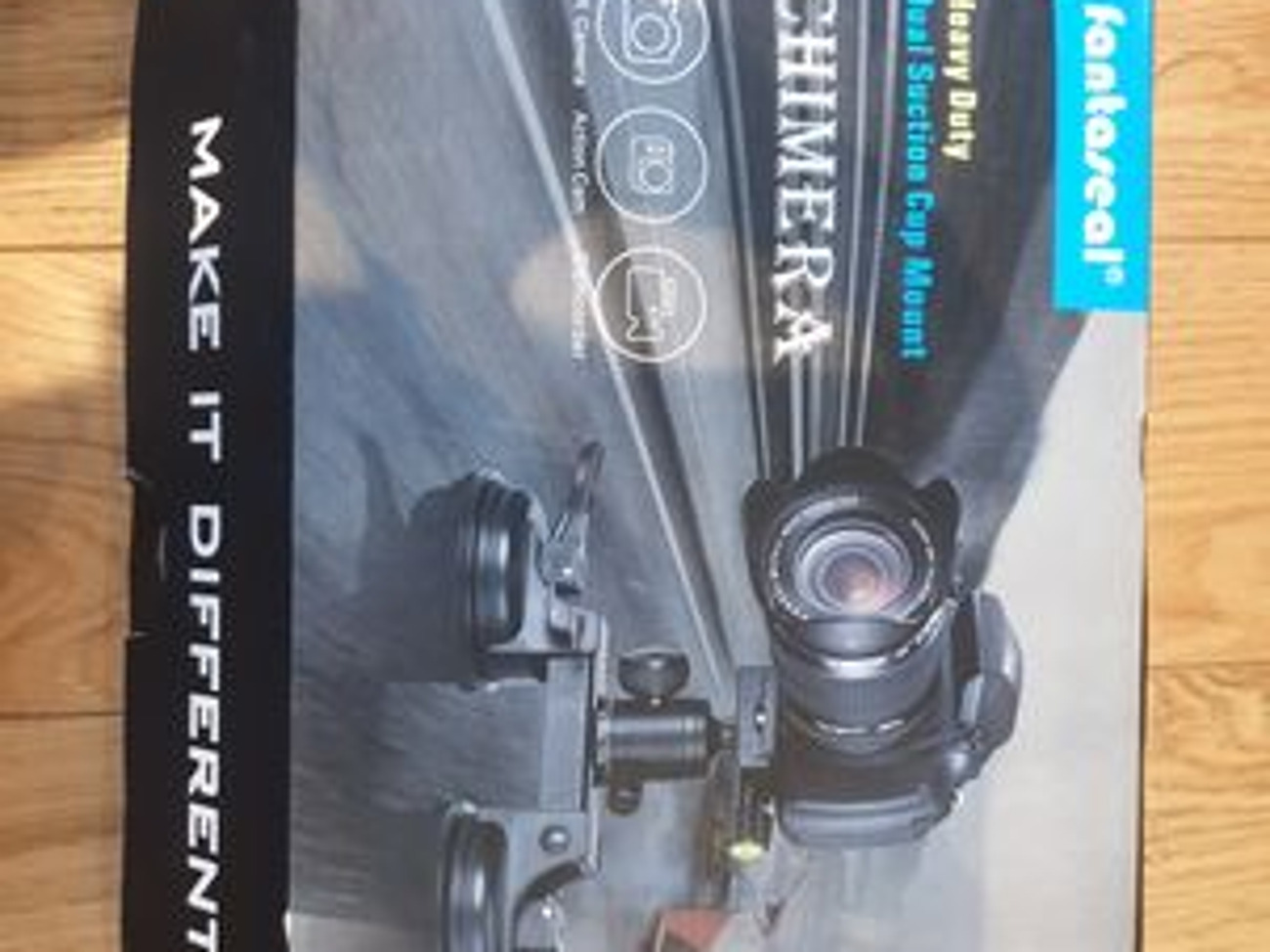 Car dual suction cup mount - dslr's, camcorders & gopro's