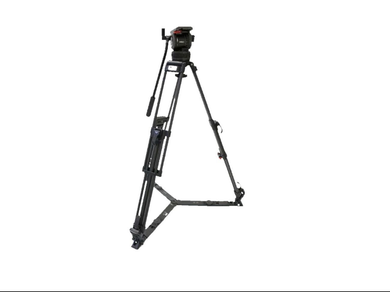 Carbon fibre tripod with fluid head