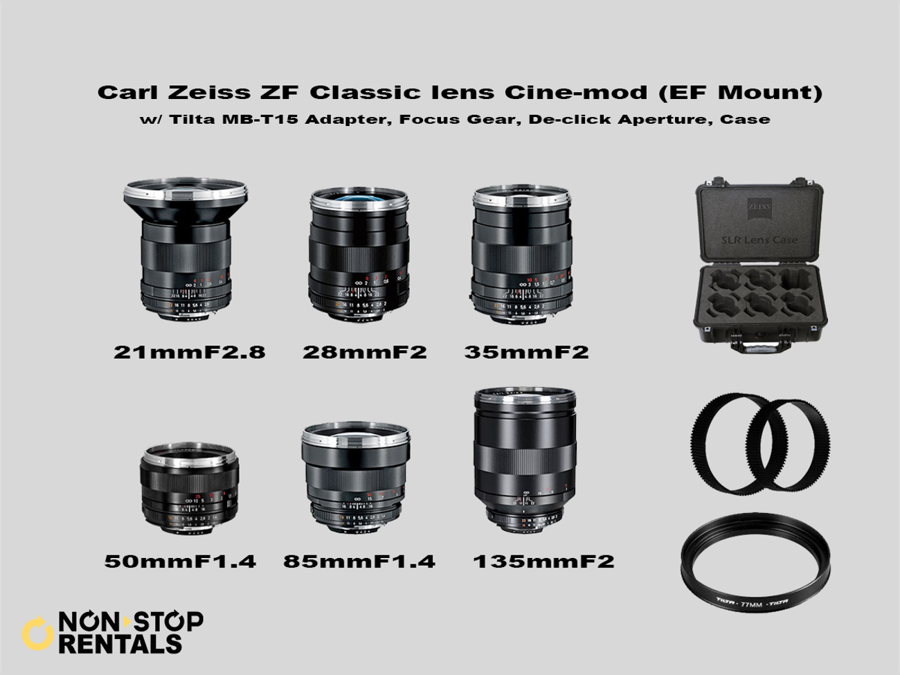 Carl zeiss zf classic lens (cine-mod ef mount)