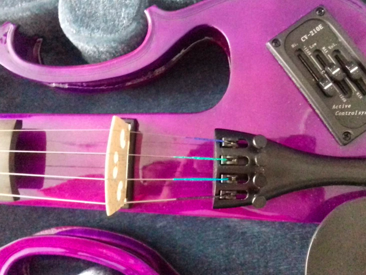 Carlo giordano electric violin (purple)