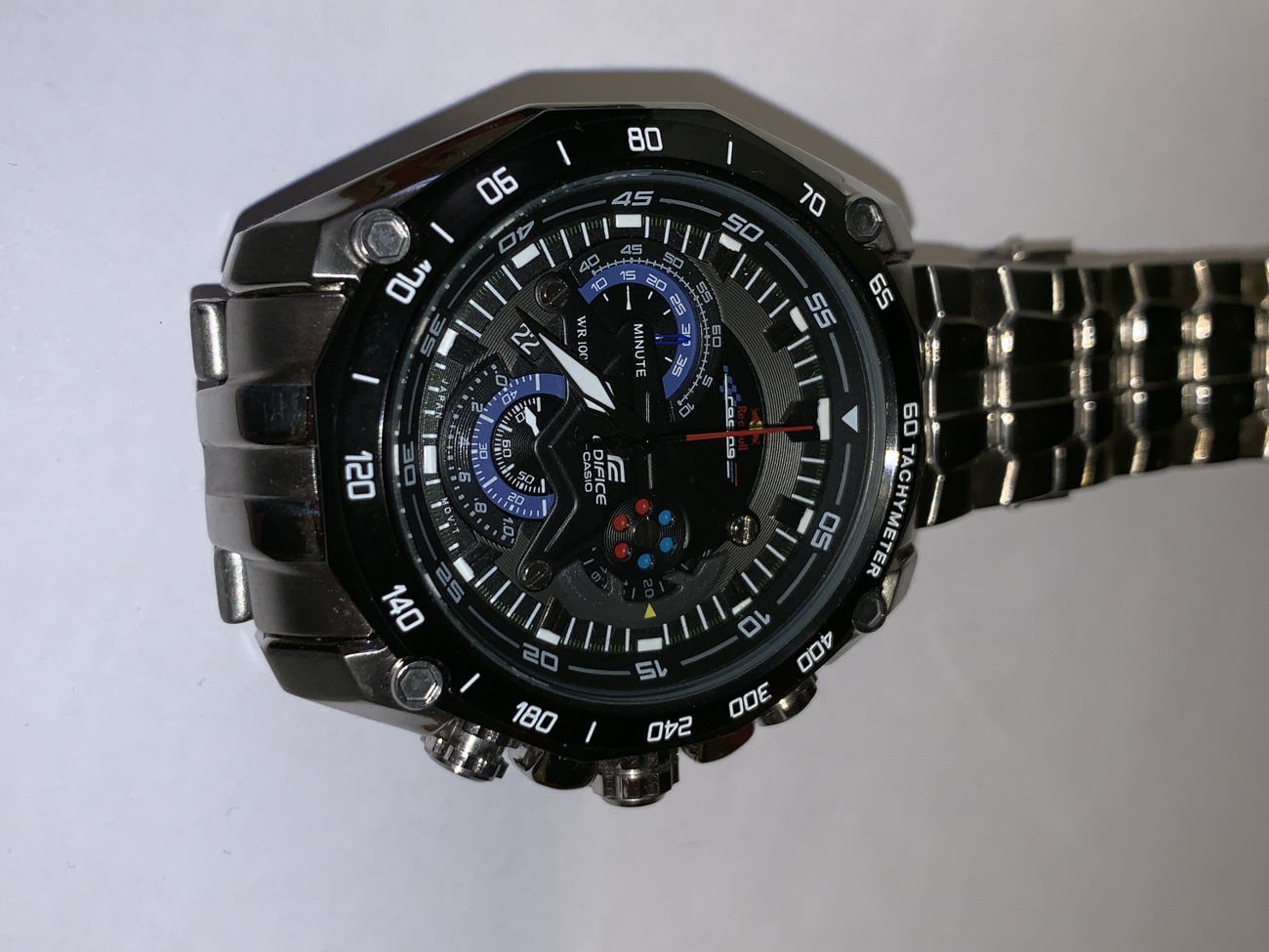 Casio red bull edifice mans watch