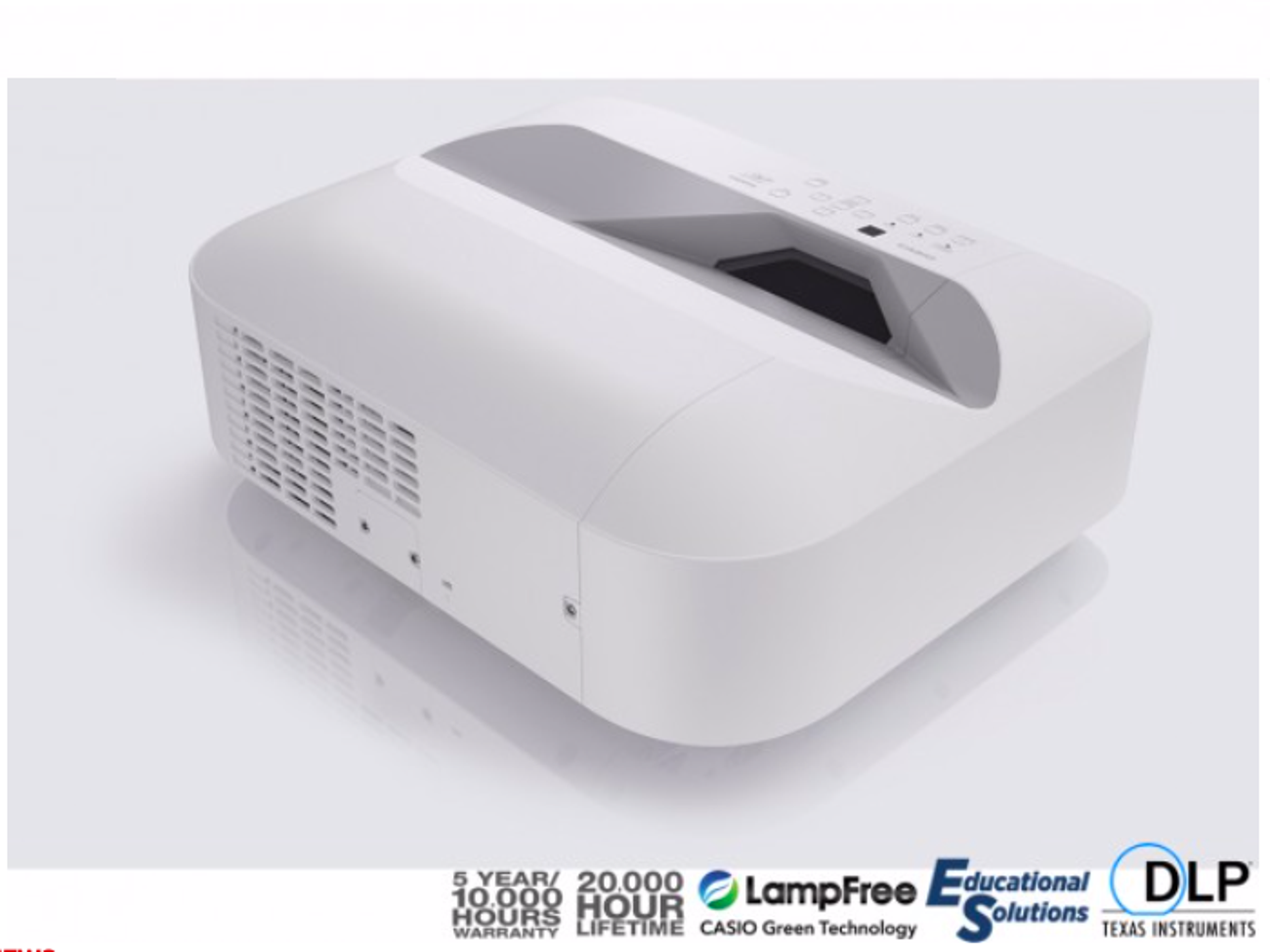 Casio ultra short throw laser projector