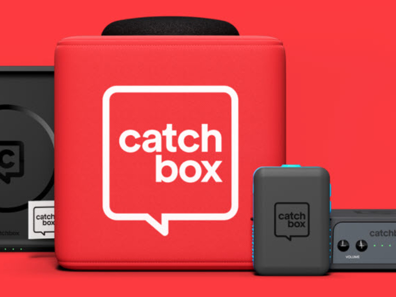 Catchbox plus throwable / catchable microphone & reciever