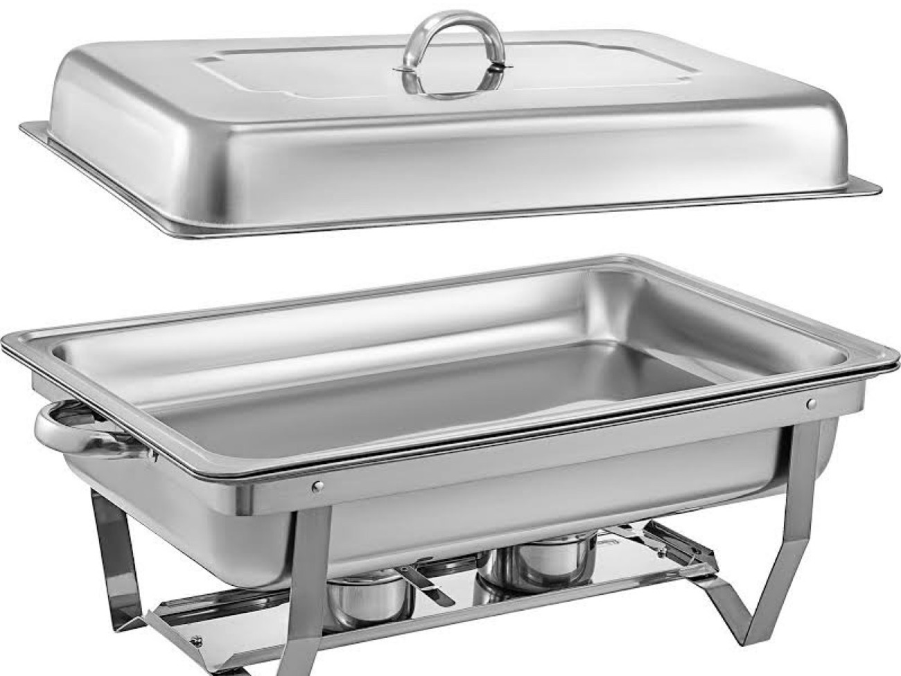 2 x chafing dishes 