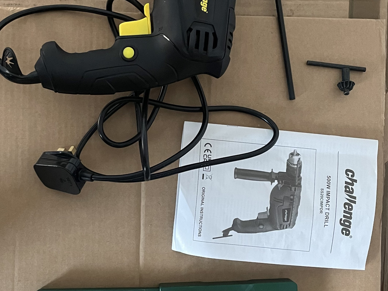 Challenge corded impact drill - 500w