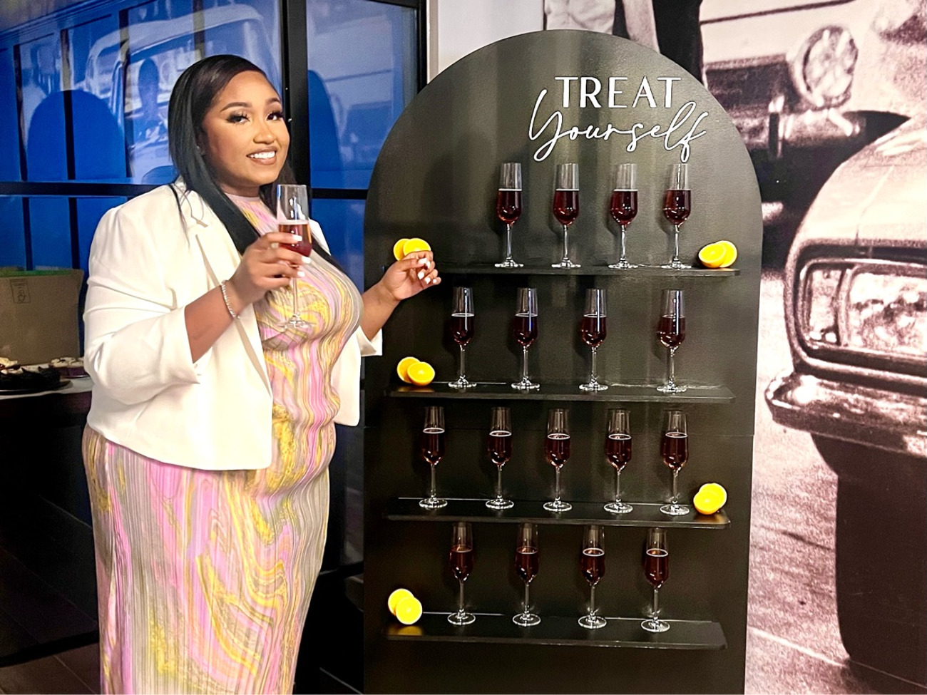 Champagne wall for weddings and events 