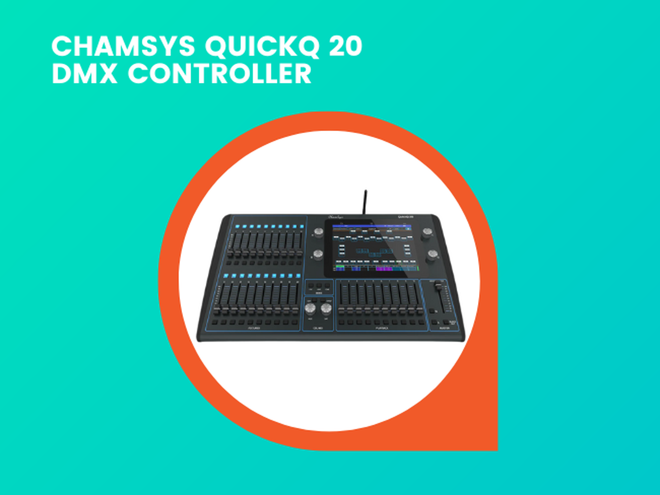Chamsys quickq 20 dmx controller lighting console