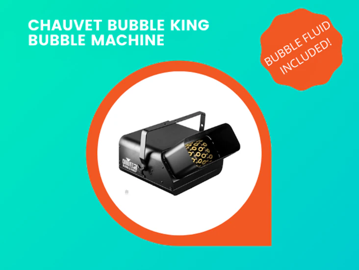 Chauvet bubble king bubble machine