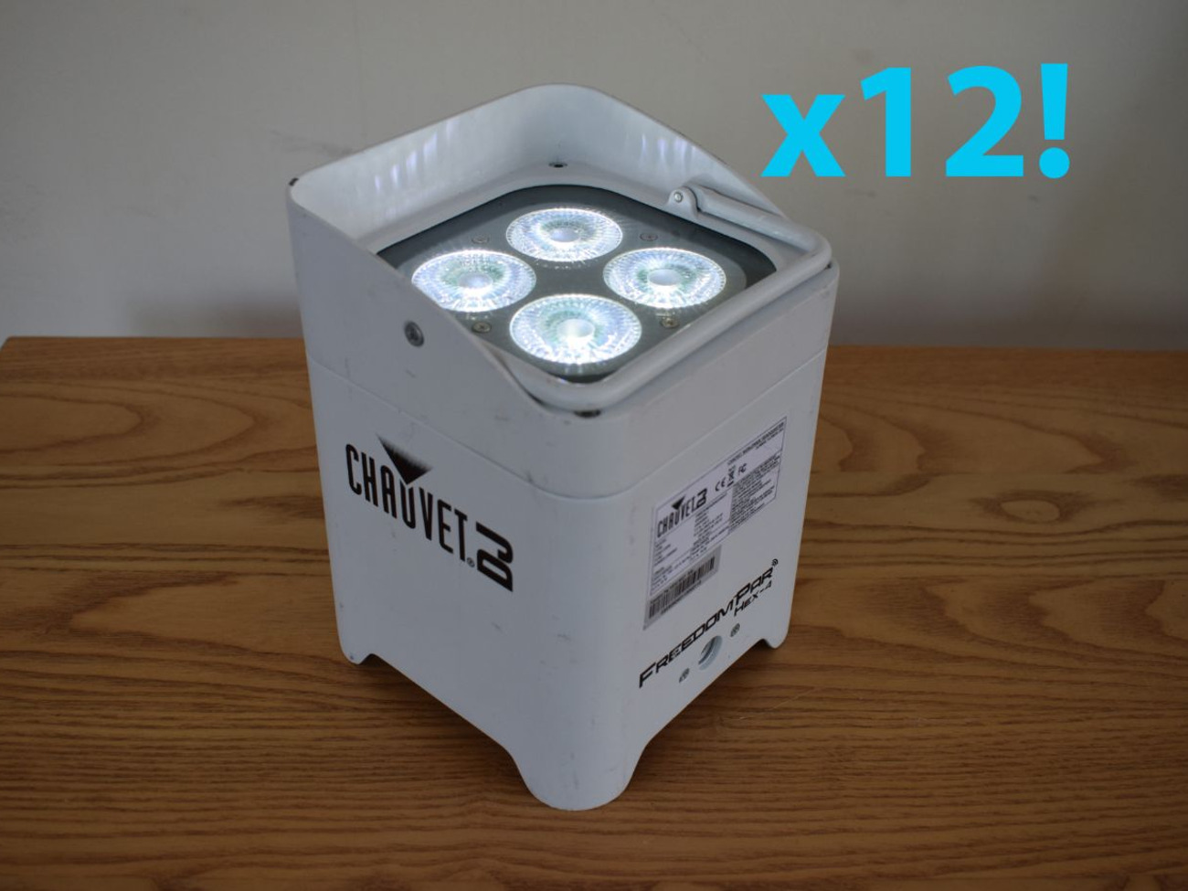 Chauvet dj freedom par quad 4 wireless uplighters