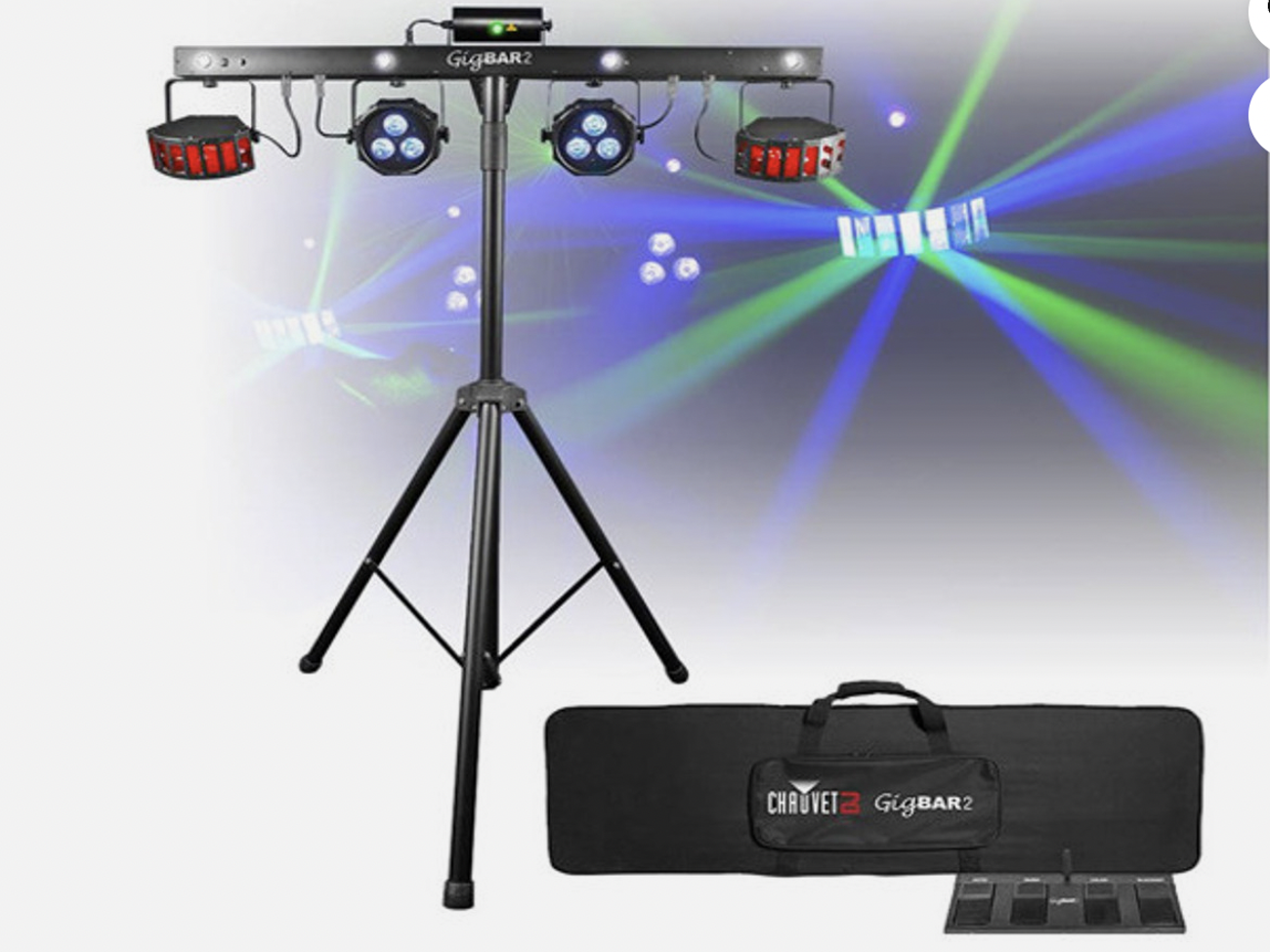 Chauvet gigbar 2 party disco lights effects