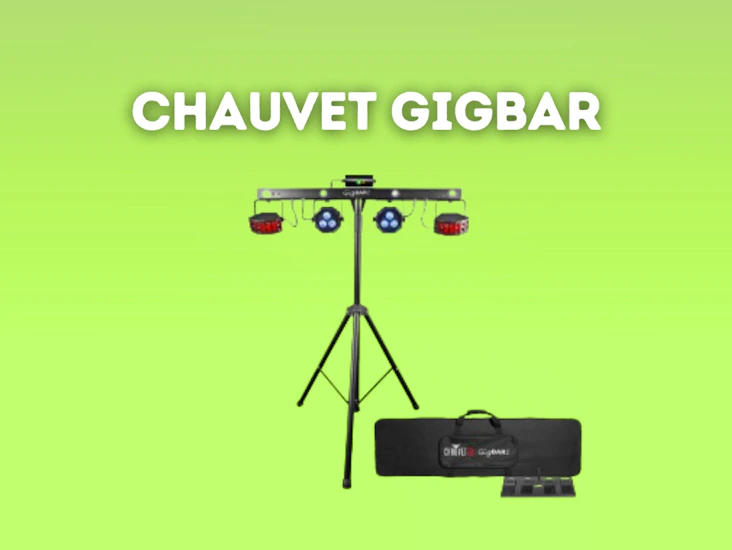 Chauvet gigbar2 party light, lighting, laser strobe uv disco