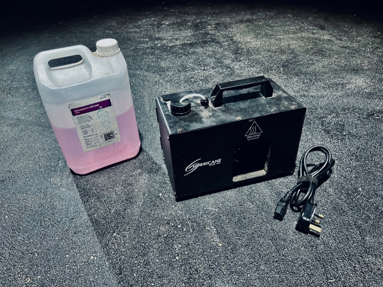 Chauvet haze machine + liquid