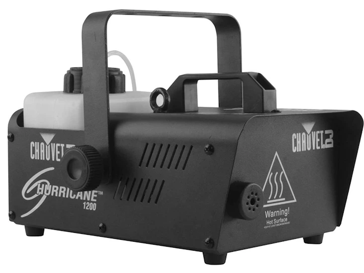 Chauvet hurricane 1200 fog machine (w/ fog juice)