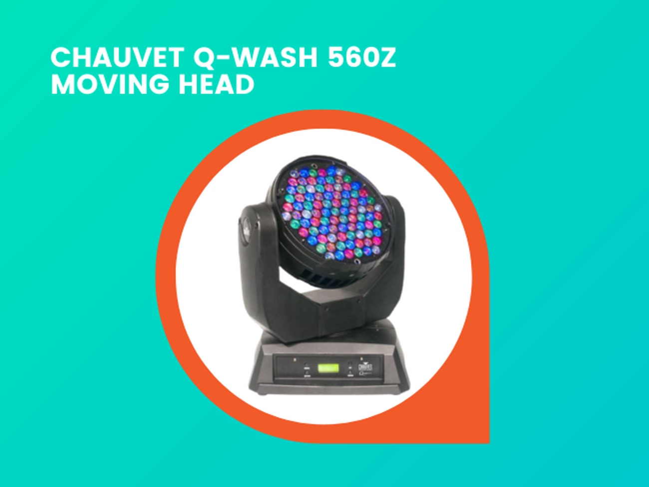 Chauvet q-wash 560z moving heads
