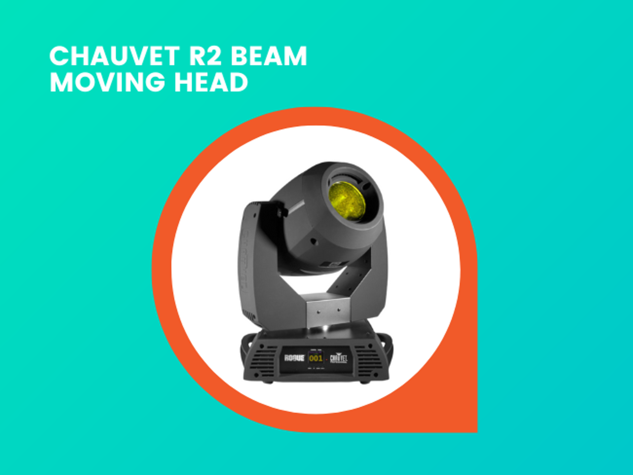 Chauvet r2 beam moving head