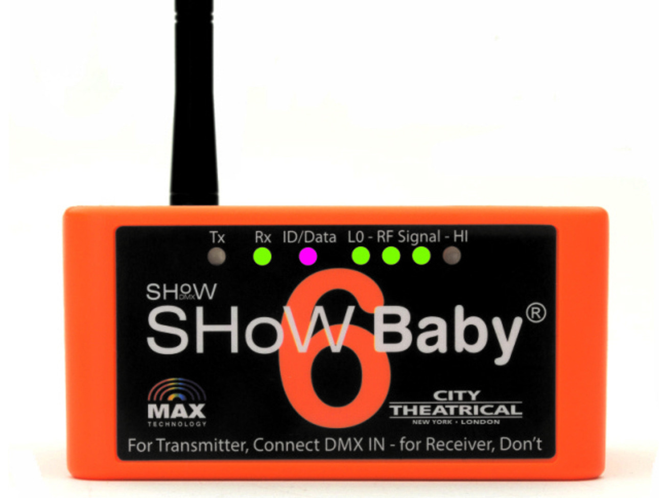 City theatrical show baby 6 wireless dmx transciever
