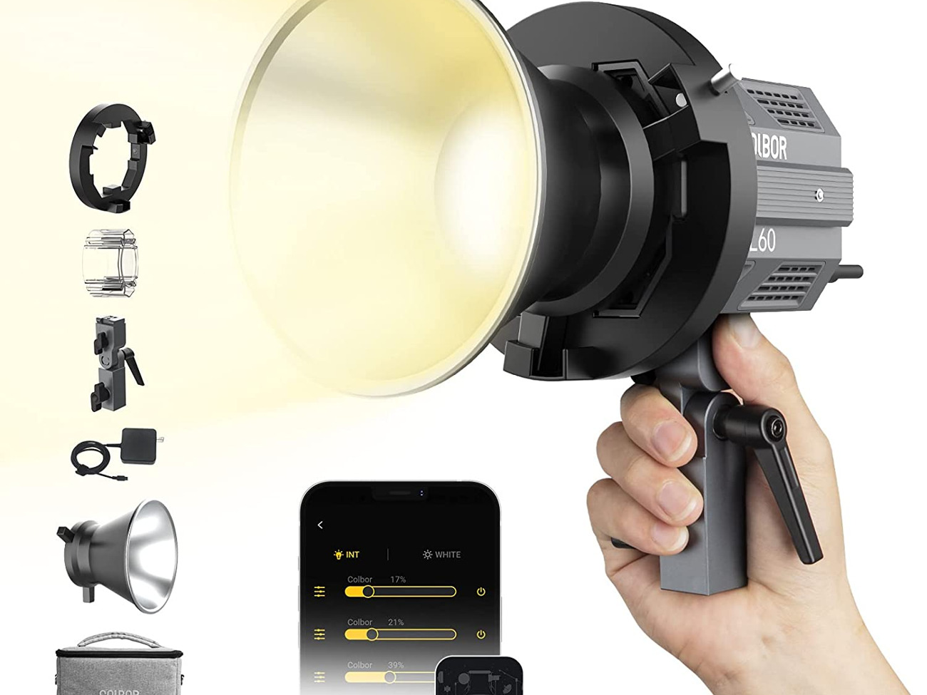 Colbor cl60 65w cob continuous output lighting led