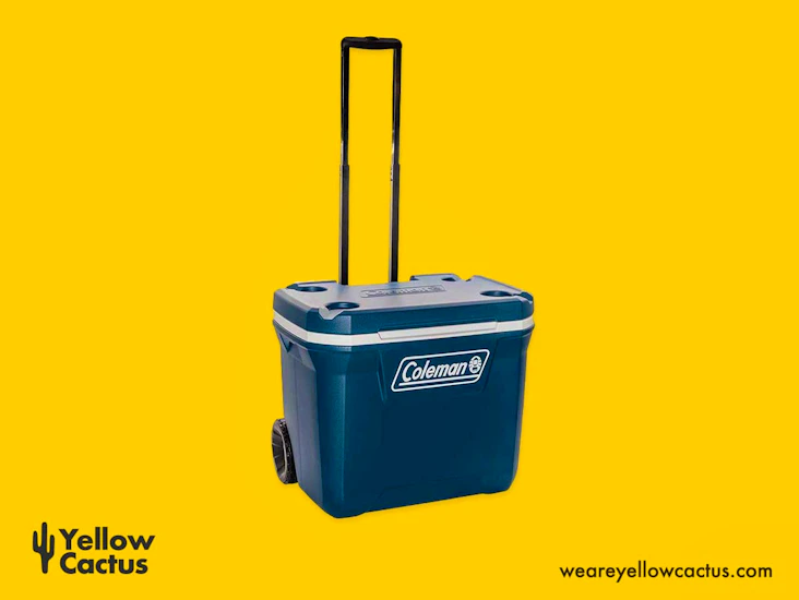 Coleman xtreme wheeled cooler blue 47ltr