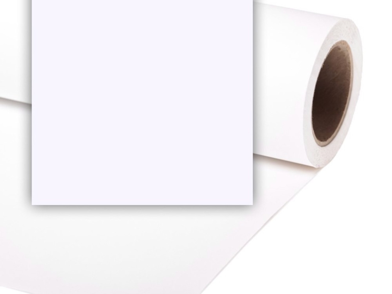 Colorama paper background - arctic white (1.35m width)