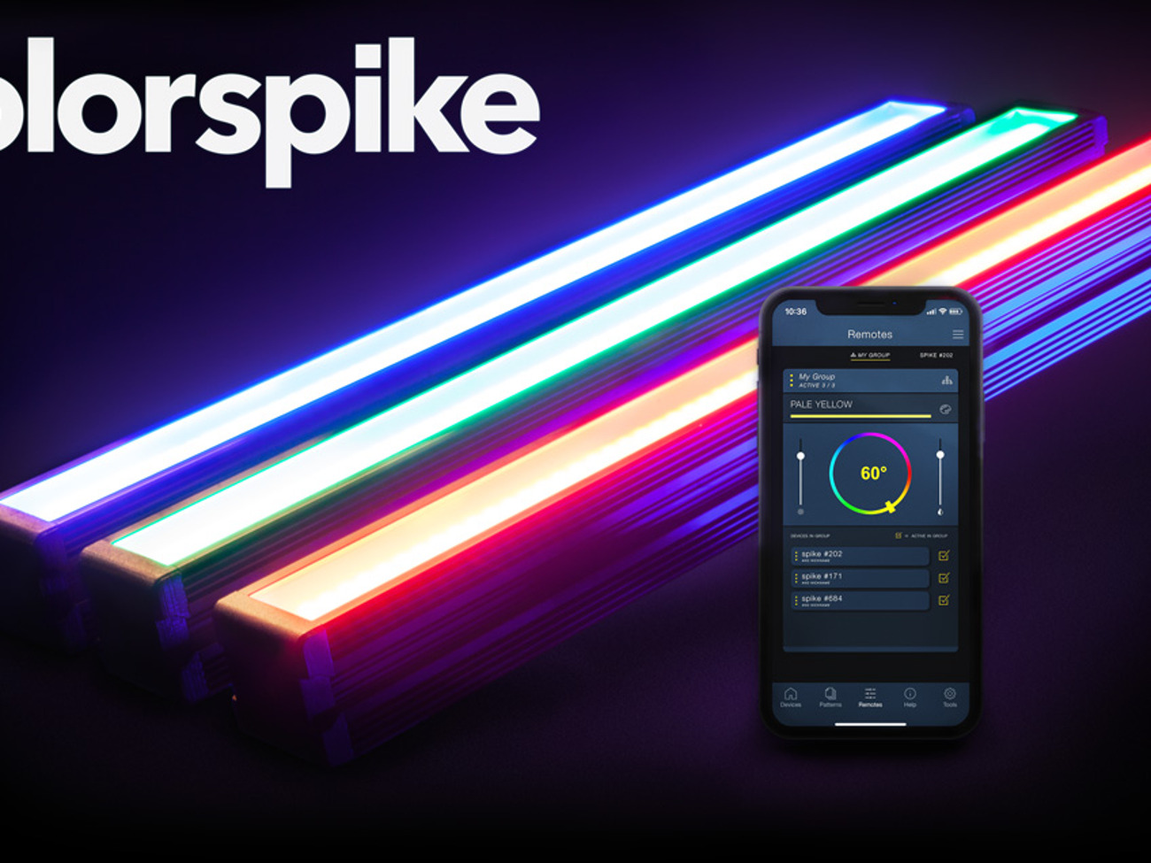 Colorspike led programmable light