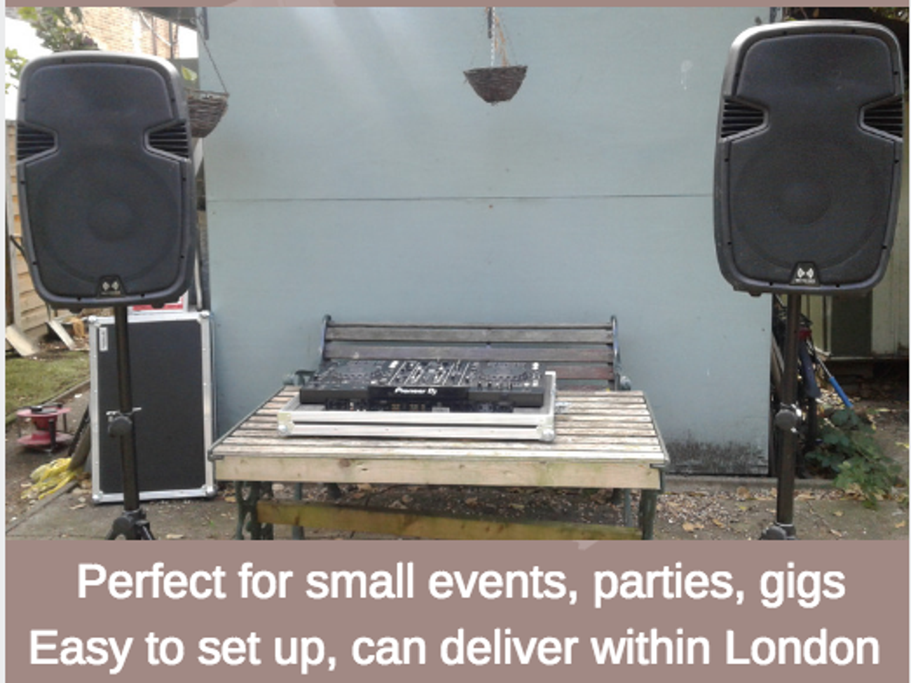 Complete dj setup! xdj-rx2 & 2 x alto 800w active speakers.