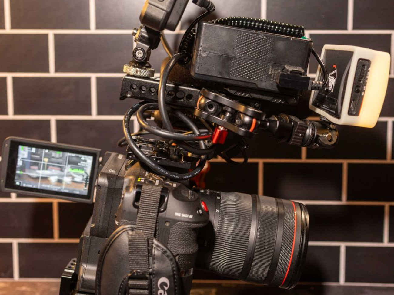 Complete full frame cinema camera rig package - canon c70