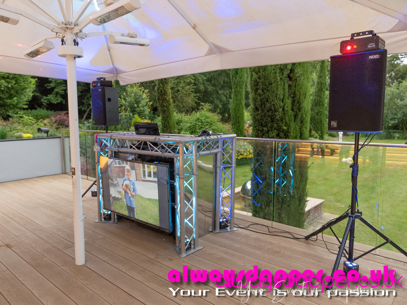 Complete pa sound system - nexo ps15 - nemesis +tv +dj controller