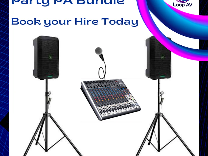 Complete pro pa system 100-150 people